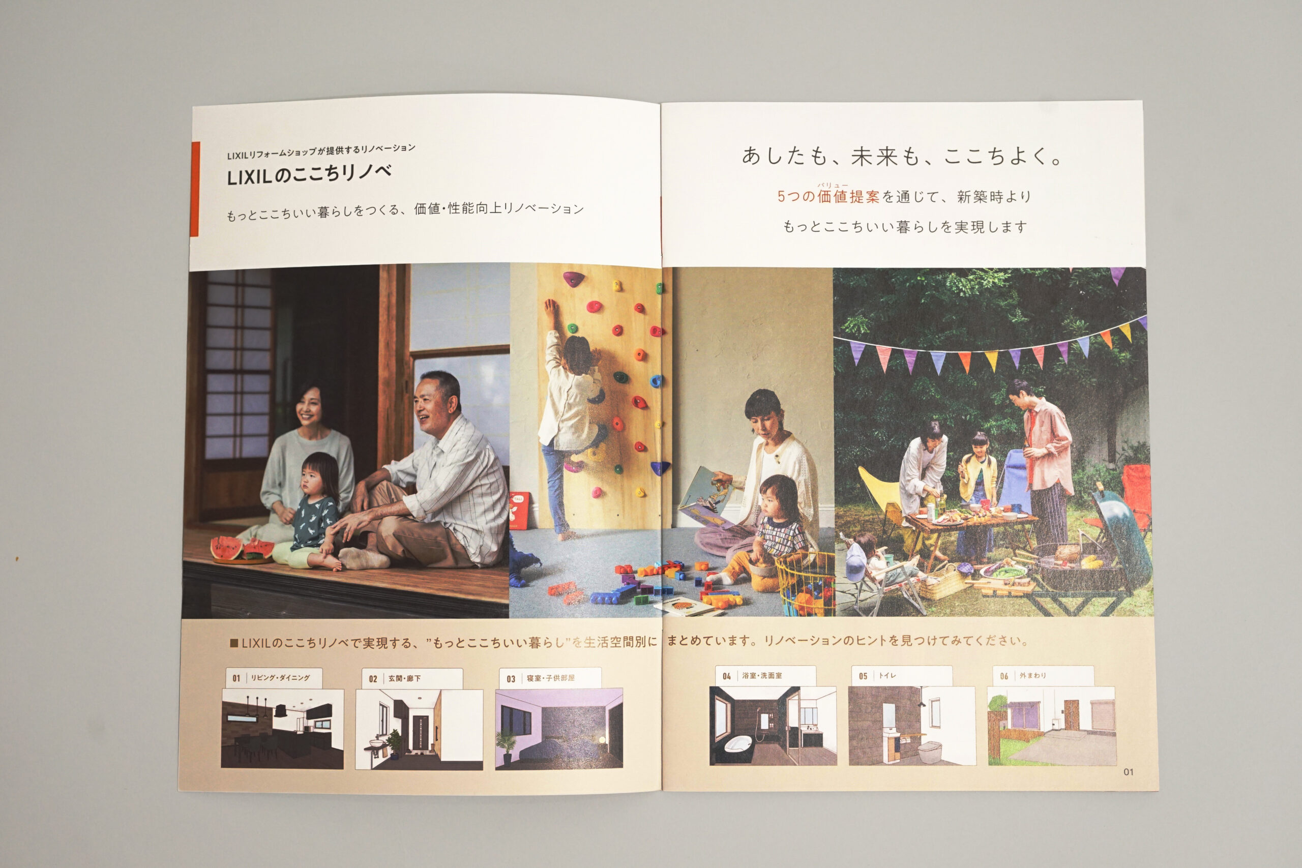 LIXILのここちリノベ ご提案ブック