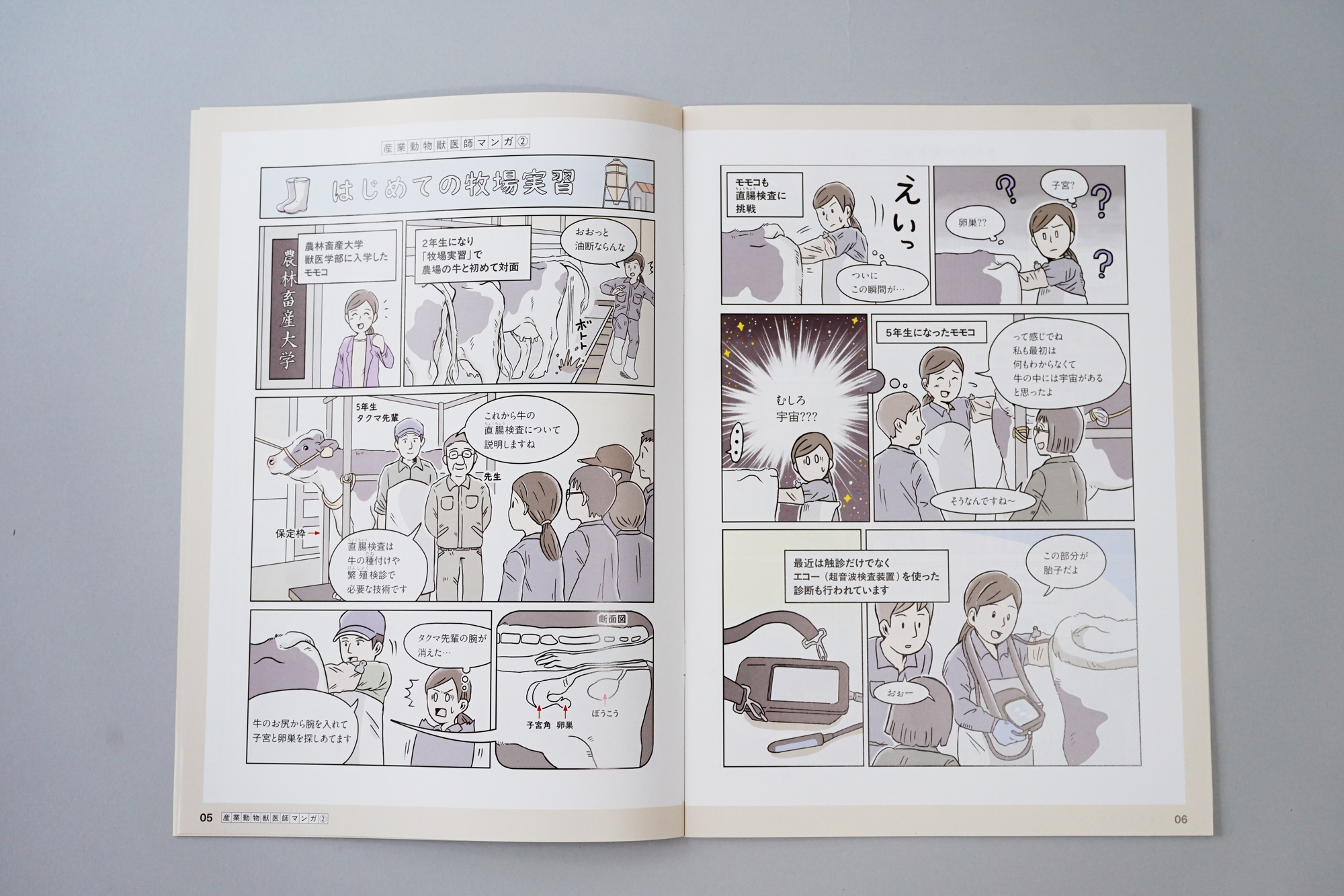 日本の畜産を支える獣医さんになろう パンフレット